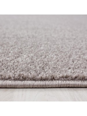 Carpettex Halı Yumuşak Kısa Havlı Modern Halı Düz Bej Renkli Halı