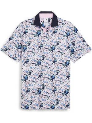 Puma Ap Floral Polo Tshirt / Erkek Çiçek Baskılı Golf Tshirt