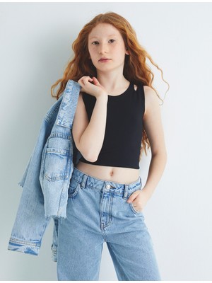 Koton Crop Atlet Çift Askılı Pamuklu