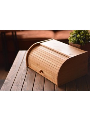 Bambum B0717 Vitalis Büyük Ekmek Saklama Kutusu - ahşap ekmek (kabı) kutusu