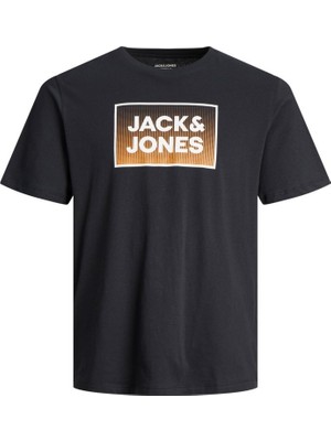 Jack & Jones Steel Erkek Lacivert Bisiklet Yaka Tişört