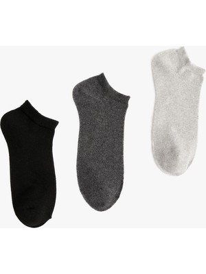 Koton 3'lü Patik Çorap Paketi