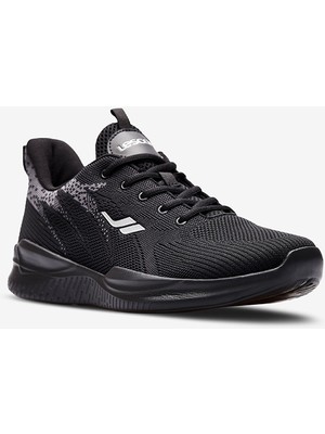 Lescon Hellıum Etna 3 Techno-Soft Bağcıklı Unisek Spor Ayakkabı Siyah