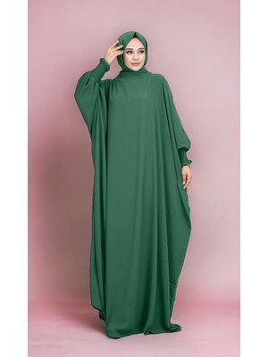 Mercan Hijab Mercan Şallı Abaya Elbise