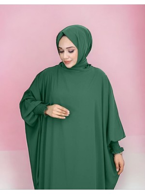 Mercan Hijab Mercan Şallı Abaya Elbise