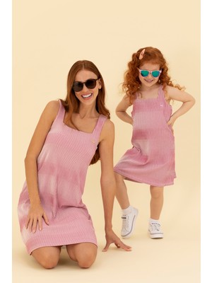 U.S. Polo Assn. Kız Çocuk Pembe Elbise (Örme) 50263522-VR041