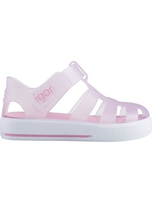 Igor Star Kaymayı Önleyen Flex Foam Cırtlı Şeffaf Sandalet Unisex Çocuk SANDALET S10171 U