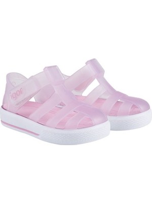 Igor Star Kaymayı Önleyen Flex Foam Cırtlı Şeffaf Sandalet Unisex Çocuk SANDALET S10171 U