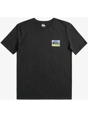 Quiksilver Colourflow Erkek Siyah Tişört