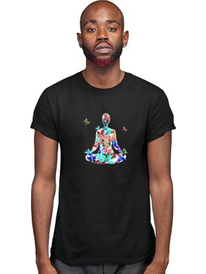 Darkhane Yoga Siyah Unisex Tişört T-Shirt