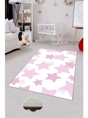 Pelangi Desenli Renkli Dijital Baskılı Yıkanabilir Kaymaz Taban Modern Mutfak Halısı (Süngersiz)