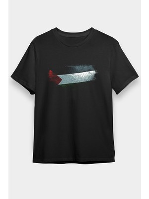 Darkhane Filistin - Palestine Siyah Unisex Tişört T-Shirt