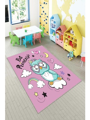 Pelangi Desenli Renkli Dijital Baskılı Yıkanabilir Kaymaz Taban Modern Mutfak Halısı (Süngersiz)