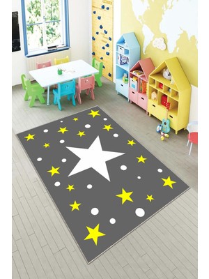 Pelangi Desenli Renkli Dijital Baskılı Yıkanabilir Kaymaz Taban Modern Mutfak Halısı (Süngersiz)