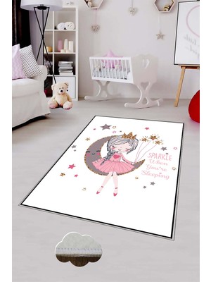 Pelangi Desenli Renkli Dijital Baskılı Yıkanabilir Kaymaz Taban Modern Mutfak Halısı (Süngersiz)