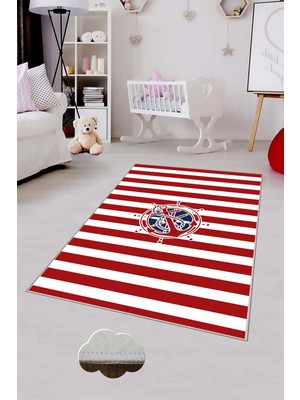 Pelangi Desenli Renkli Dijital Baskılı Yıkanabilir Kaymaz Taban Modern Mutfak Halısı (Süngersiz)