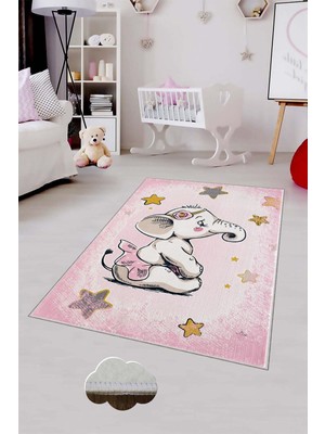 Pelangi Desenli Renkli Dijital Baskılı Yıkanabilir Kaymaz Taban Modern Mutfak Halısı (Süngersiz)