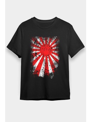 Darkhane Japonya Siyah Unisex Tişört T-Shirt
