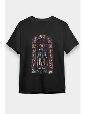 Darkhane Notre Dame Katedrali Siyah Unisex Tişört T-Shirt