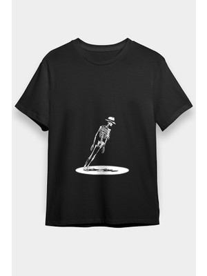 Darkhane Kurukafa Michael Jackson Siyah Unisex Tişört T-Shirt