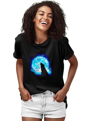 Darkhane Kurt Siyah Unisex Tişört T-Shirt