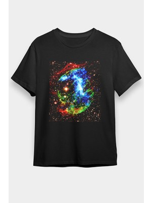 Darkhane Süpernova Siyah Unisex Tişört T-Shirt