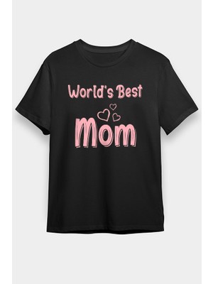 Darkhane Anneler Günü Siyah Unisex Tişört T-Shirt