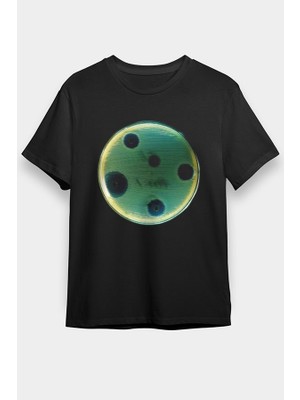 Darkhane Bakteriyolog Siyah Unisex Tişört T-Shirt