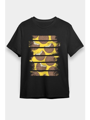 Darkhane Hindistan Cevizi Coconut Siyah Unisex Tişört T-Shirt