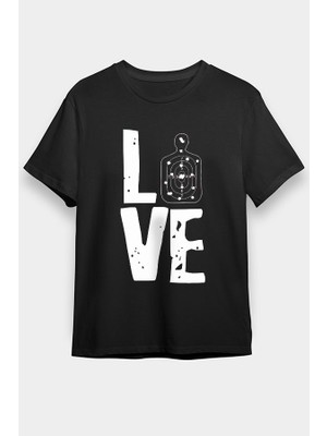 Darkhane Atıcılık - Shooting Siyah Unisex Tişört T-Shirt