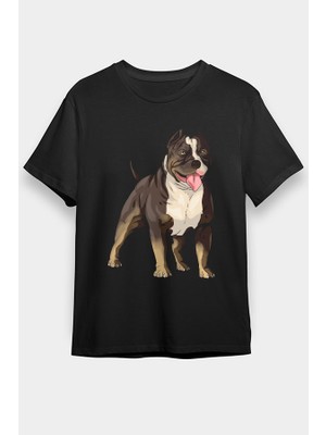 Darkhane Asil Pitbull  Siyah Unisex Tişört T-Shirt