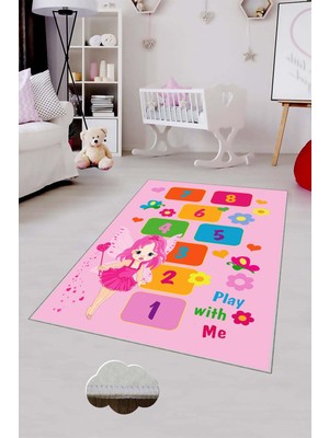 Pelangi Desenli Renkli Dijital Baskılı Yıkanabilir Kaymaz Taban Modern Mutfak Halısı (Süngersiz)