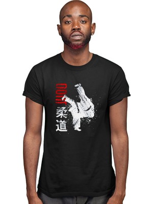 Darkhane Judo Siyah Unisex Tişört T-Shirt