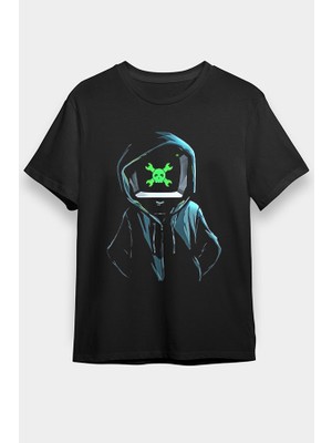 Darkhane Hacker Siyah Unisex Tişört T-Shirt