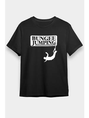 Darkhane Bungee Jumping Siyah Unisex Tişört T-Shirt