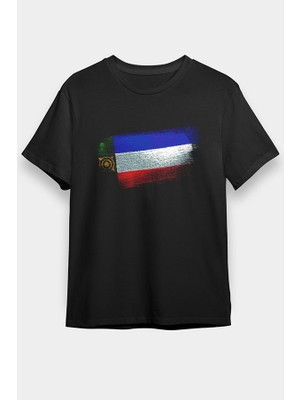 Darkhane Hakasya - Khakassia Siyah Unisex Tişört T-Shirt