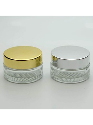 Dbyol Krem Kavanozu 30 ml (3 Adet) Şeffaf  Sarı Kapaklı Kutu