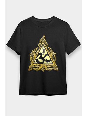Darkhane Om Siyah Unisex Tişört T-Shirt