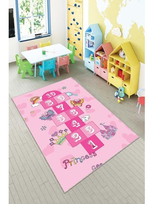 Pelangi Desenli Renkli Dijital Baskılı Yıkanabilir Kaymaz Taban Modern Mutfak Halısı (Süngersiz)