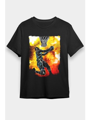 Darkhane Basketbol Siyah Unisex Tişört T-Shirt