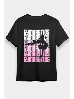 Darkhane Jimnastikçi Siyah Unisex Tişört T-Shirt
