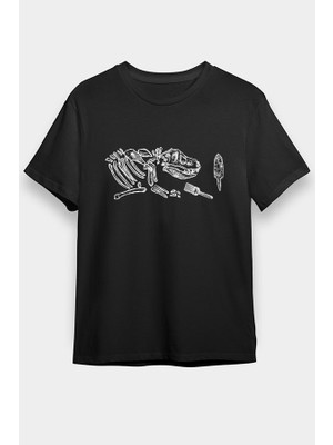 Darkhane Arkeoloji Siyah Unisex Tişört T-Shirt