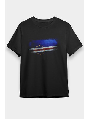 Darkhane Cape Verde Siyah Unisex Tişört T-Shirt