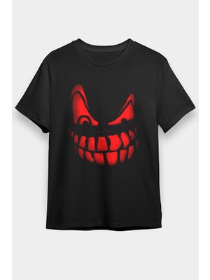 Darkhane Cadılar Bayramı-Halloween Siyah Unisex Tişört T-Shirt