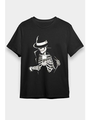 Darkhane Kovboy Kurukafa Siyah Unisex Tişört T-Shirt