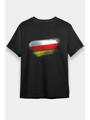Darkhane Kuzey Osetya Alanya - North Ossetia–alania Siyah Unisex Tişört T-Shirt