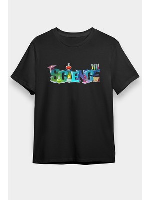 Darkhane Science Siyah Unisex Tişört T-Shirt
