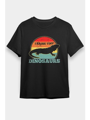 Darkhane Iguana Siyah Unisex Tişört T-Shirt