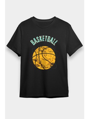 Darkhane Basketbol Siyah Unisex Tişört T-Shirt
