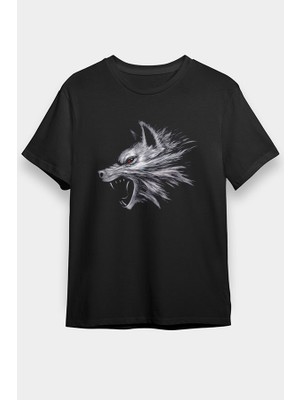 Darkhane Canavar Kurt Siyah Unisex Tişört T-Shirt